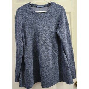 Cut Loose Womens Long Sleeve Swing Top Tidal Blue Small